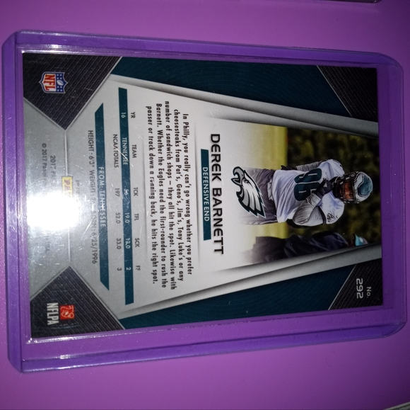 2017 prizm rookies of Derrick Barnnett - Picture 7 of 8